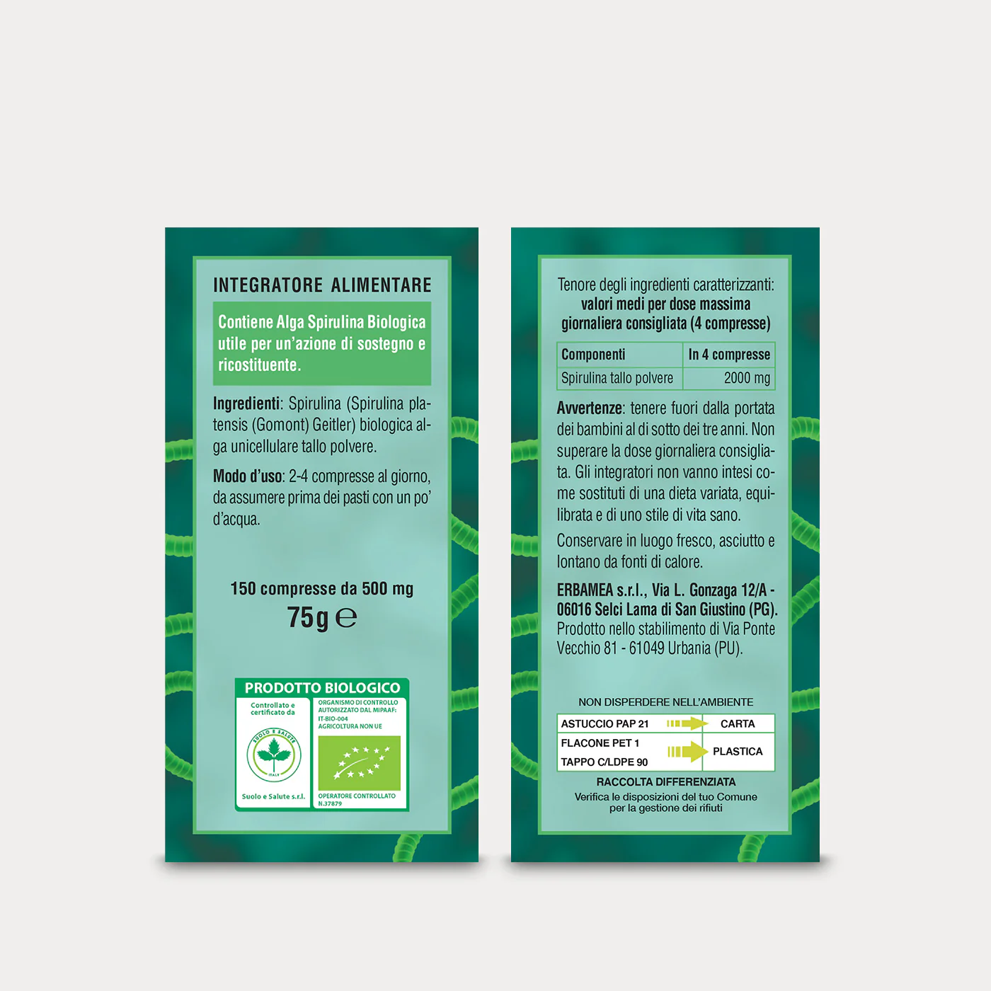 Integratore Spirulina Biologica - Image 2