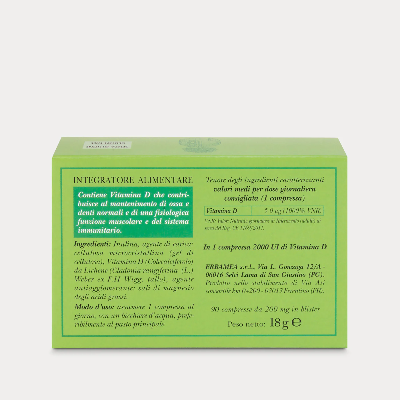 Integratore Vitamina D3 da Lichene - Image 2