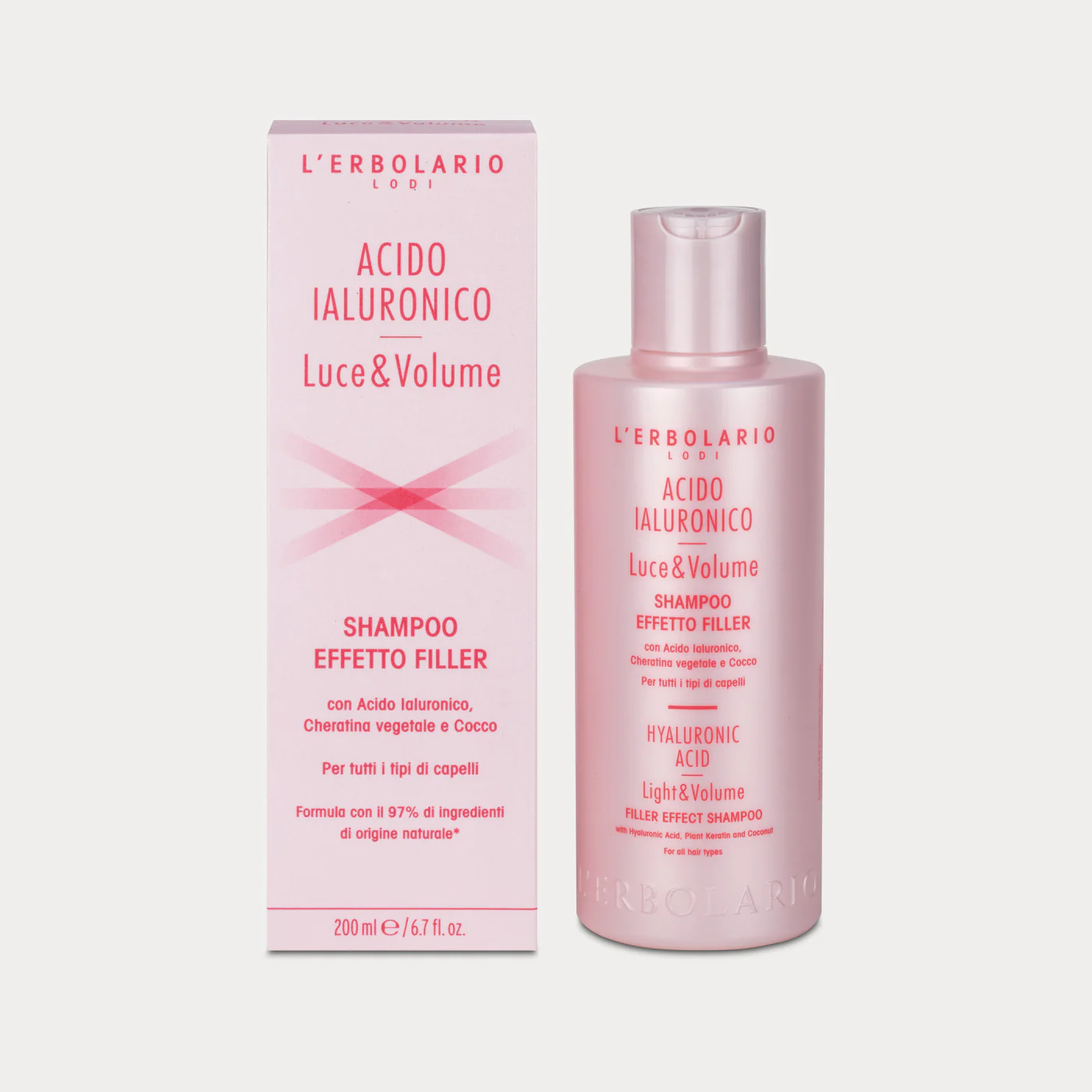 Shampoo Effetto Filler Acido Ialuronico Luce&Volume